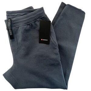 Lululemon Textured Spacer Classic-Tapered Pant Size Large Oil Gray NWT LM5AV3S